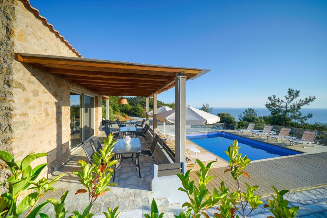 Mare Pedra Villas Skála Marión Bagian luar foto