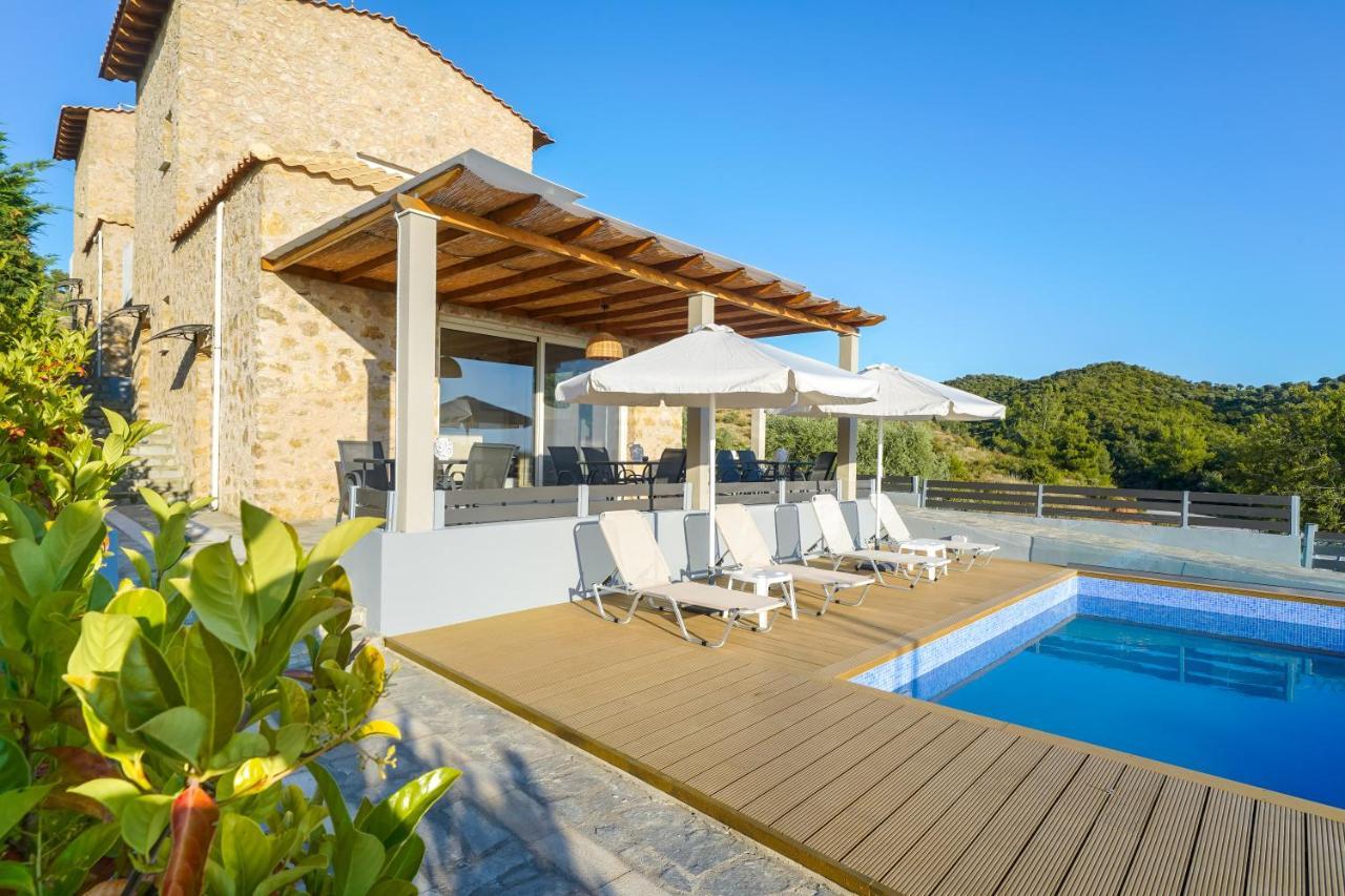 Mare Pedra Villas Skála Marión Bagian luar foto