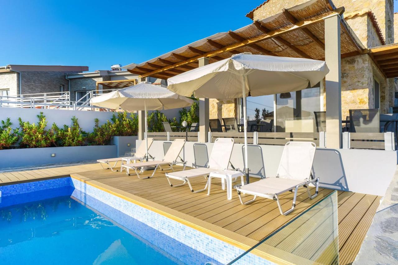 Mare Pedra Villas Skála Marión Bagian luar foto